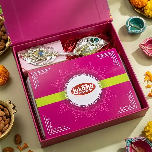 Pink Hamper, a close-up of the contents