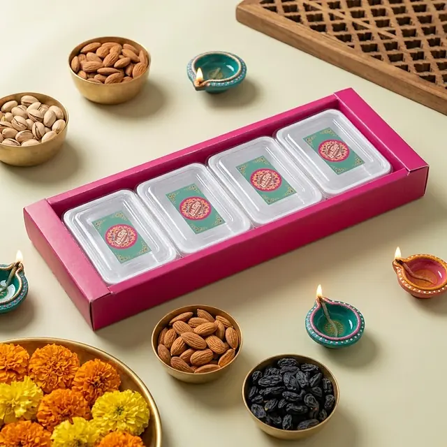4-in-1 Slider Box, open, showing what is inside